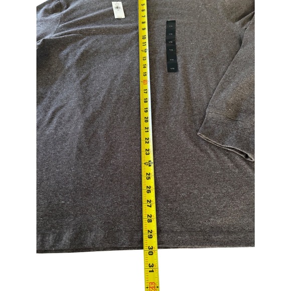 Banana Republic Men's Long Sleeve Henley Shirt Size XXL Heathered Gray - Picture 7 of 8
